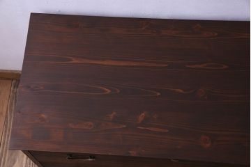 レトロ家具　昭和レトロ　和の趣溢れる時代箪笥ローボード(ローチェスト、サイドボード)