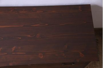 レトロ家具　昭和レトロ　和の趣溢れる時代箪笥ローボード(ローチェスト、サイドボード)