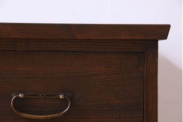 レトロ家具　昭和レトロ　和の趣溢れる時代箪笥ローボード(ローチェスト、サイドボード)