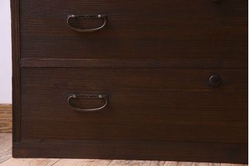 レトロ家具　昭和レトロ　和の趣溢れる時代箪笥ローボード(ローチェスト、サイドボード)