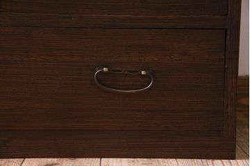 レトロ家具　昭和レトロ　和の趣溢れる時代箪笥ローボード(ローチェスト、サイドボード)