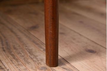 【K様ご成約済み】北欧家具　チーク材　シックなカラーのクッションチェア(ダイニングチェア、椅子)(1)