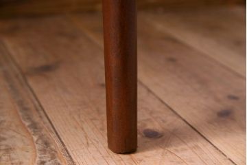 【K様ご成約済み】北欧家具　チーク材　シックなカラーのクッションチェア(ダイニングチェア、椅子)(2)