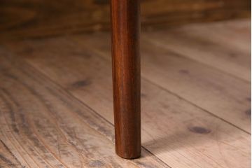 北欧家具　チーク材　シックなカラーのクッションチェア(ダイニングチェア、椅子)(3)