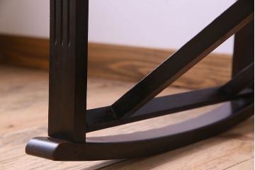 アンティーク家具　和モダン　日本楽器・山葉(ヤマハ)文化椅子　折り畳み式ロッキングチェア(椅子)