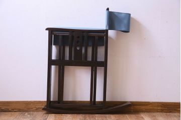 アンティーク家具　和モダン　日本楽器・山葉(ヤマハ)文化椅子　折り畳み式ロッキングチェア(椅子)