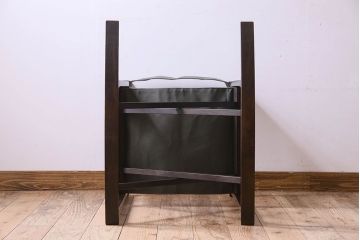 アンティーク家具　和モダン　日本楽器・山葉(ヤマハ)文化椅子　折り畳み式ロッキングチェア(椅子)(1)