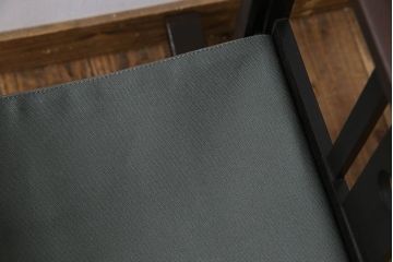 アンティーク家具　和モダン　日本楽器・山葉(ヤマハ)文化椅子　折り畳み式ロッキングチェア(椅子)(2)