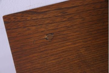 レトロ家具　昭和レトロ　薄型　古い栓材で作られた片袖机(ワークデスク、在宅ワーク、在宅用、学習机)