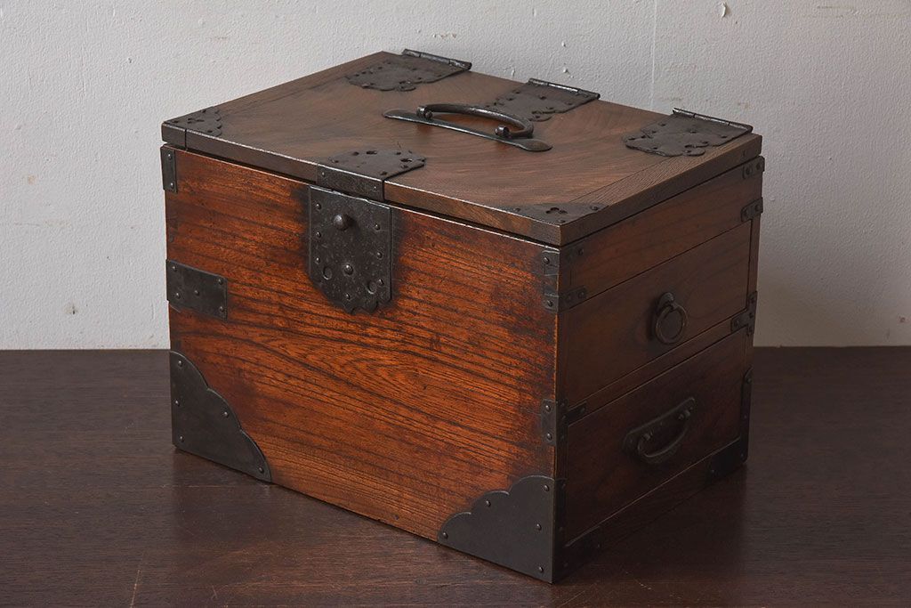 アンティーク家具　小物入れ　骨董品　お買い得 アンティーク家具 小物入れ 骨董品 お買い得