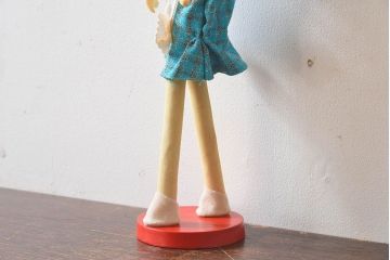 アンティーク雑貨　昭和レトロ　可愛らしいポーズ人形(文化人形)