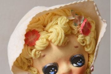 アンティーク雑貨　昭和レトロ　可愛らしいポーズ人形(文化人形)