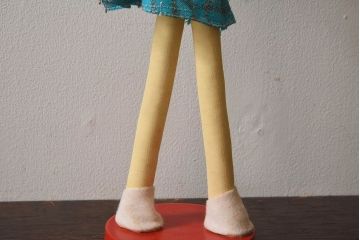 アンティーク雑貨　昭和レトロ　可愛らしいポーズ人形(文化人形)