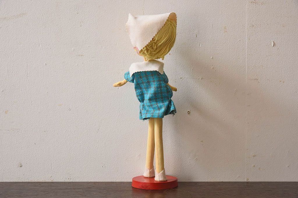 アンティーク雑貨　昭和レトロ　可愛らしいポーズ人形(文化人形)