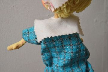 アンティーク雑貨　昭和レトロ　可愛らしいポーズ人形(文化人形)