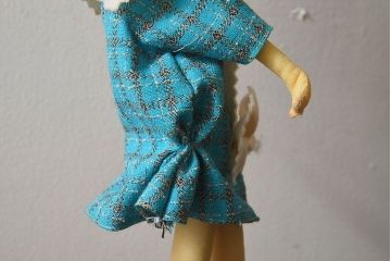 アンティーク雑貨　昭和レトロ　可愛らしいポーズ人形(文化人形)