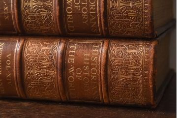 アンティーク雑貨　イギリスアンティーク　The Historians' History of the World　本(洋書、古書、英字本)3冊セット