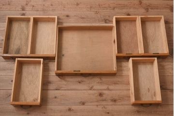 アンティーク家具　高級品　タモ材製の上質な両袖机(文机、在宅ワーク、在宅用デスク、作業台)