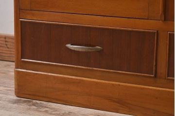 レトロ家具　昭和レトロ　本箱(収納棚、飾り棚、食器棚、ブックケース)
