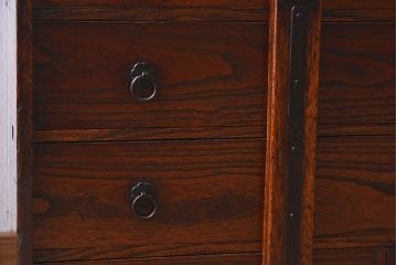 アンティーク家具　和製アンティーク　総桐材　上質な作りの小箪笥(手元箪笥、小引き出し、小物収納箱、桐箪笥、桐たんす)