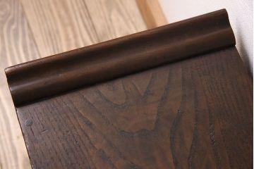 アンティーク家具　古民具・骨董　珍しいシャッター扉(蛇腹扉)式の置き床(収納棚、ローボード)