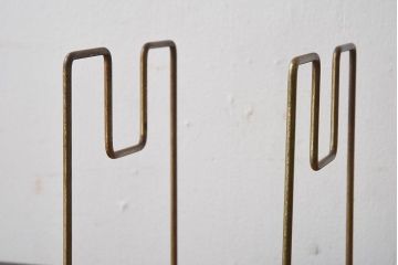 アンティーク雑貨　昭和レトロ　古い栓材製の本立て(1)