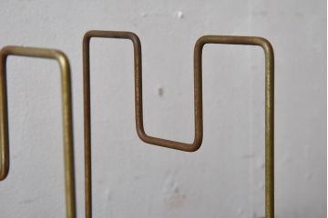 アンティーク雑貨　昭和レトロ　古い栓材製の本立て(1)