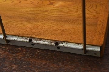 アンティーク雑貨　昭和レトロ　古い栓材製の本立て(1)