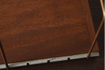 アンティーク雑貨　昭和レトロ　古い栓材製の本立て(2)