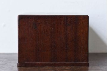 アンティーク雑貨　古民具・骨董　クスノキ材　小引き出し(裁縫箱)