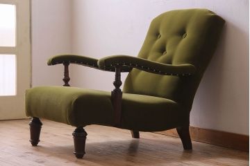 アンティーク家具　大正ロマン　一人掛けソファ(アームチェア、ラウンジチェア、椅子)