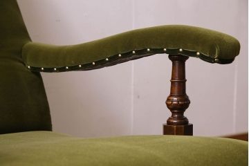 アンティーク家具　大正ロマン　一人掛けソファ(アームチェア、ラウンジチェア、椅子)