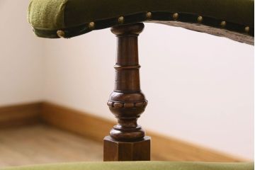 アンティーク家具　大正ロマン　一人掛けソファ(アームチェア、ラウンジチェア、椅子)