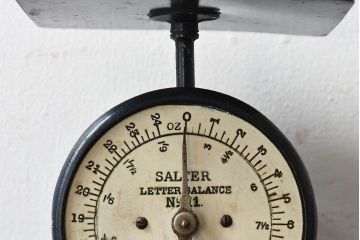 アンティーク雑貨　イギリスアンティーク　SALTER LETTER BALANCE SCALE(ソルター・レター・スケール)　No.11　キッチンスケール(はかり、キッチン雑貨)