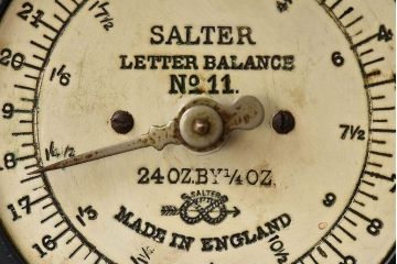 アンティーク雑貨　イギリスアンティーク　SALTER LETTER BALANCE SCALE(ソルター・レター・スケール)　No.11　キッチンスケール(はかり、キッチン雑貨)