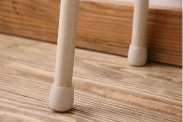 ラフジュ工房オリジナル　アンティークペイントがお洒落な角スツール(椅子、チェア、イス)(2)