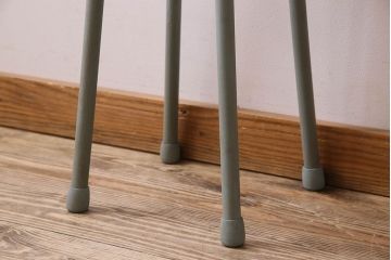 アンティーク雑貨　ラフジュ工房オリジナル　アンティークペイントがお洒落な角ハイスツール(椅子、チェア、イス)(1)