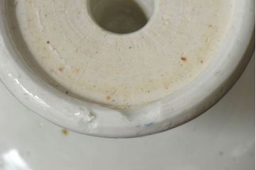 古民具・骨董　幕末明治期!金彩色絵　染付盃洗(2)