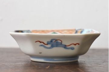 古民具・骨董　幕末明治期　色絵向付(伊万里)