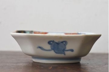 古民具・骨董　幕末明治期　色絵向付(伊万里)