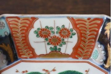 古民具・骨董　幕末明治期　色絵向付(伊万里)