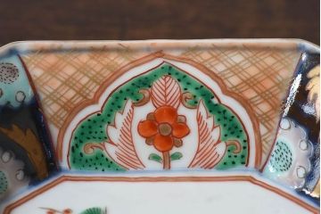 古民具・骨董　幕末明治期　色絵向付(伊万里)