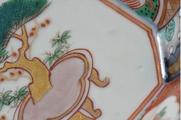 古民具・骨董　幕末明治期　色絵向付(伊万里)