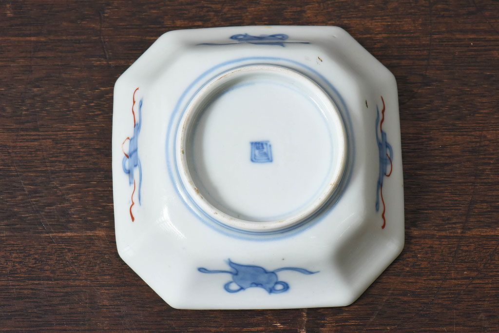 古民具・骨董　幕末明治期　色絵向付(伊万里)