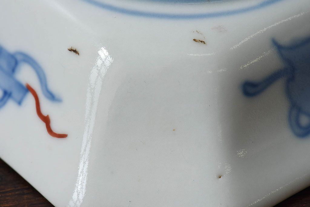 古民具・骨董　幕末明治期　色絵向付(伊万里)