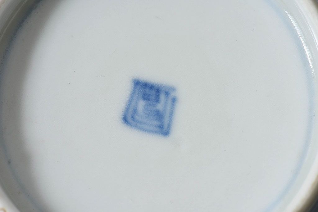 古民具・骨董　幕末明治期　色絵向付(伊万里)