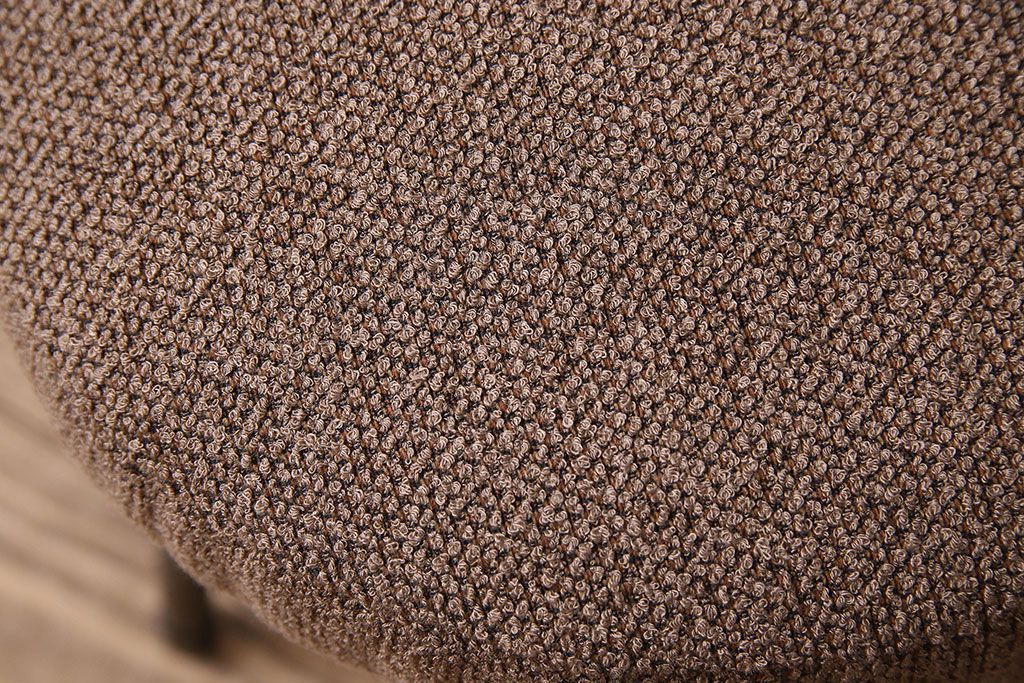 レトロ家具　昭和レトロ　クッション座面丸スツール(椅子、チェア、丸イス)(2)