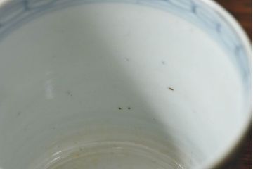 古民具・骨董　江戸後期　蛸唐草文　蕎麦猪口