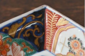 アンティーク雑貨　古民具・骨董　幕末明治期　上手物　色絵　雲龍文向付(伊万里)