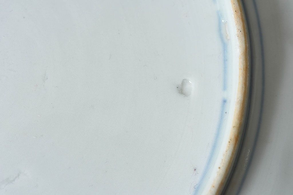 アンティーク雑貨　古民具・骨董　明治期　伊万里　錦手八寸皿(1)